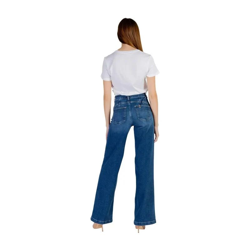 Jeans en coton stretch bleu pour femmes Liu Jo Printemps Été