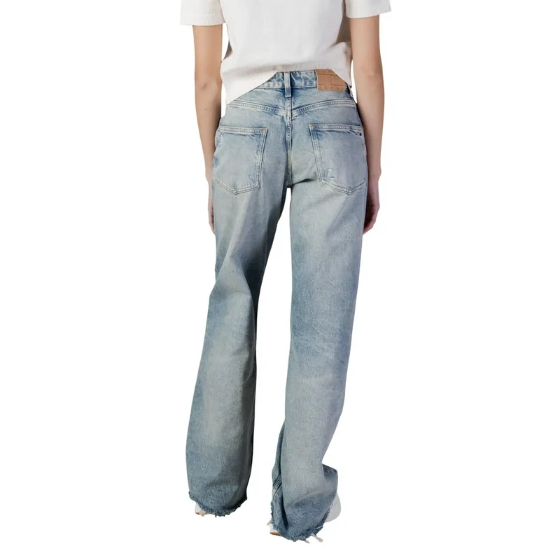 Jeans pour femmes Tommy Hilfiger en coton biologique bleu