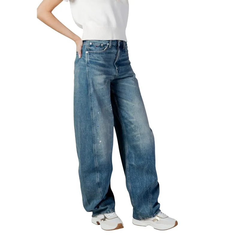 Jean bleu en coton bio pour femmes Tommy Hilfiger