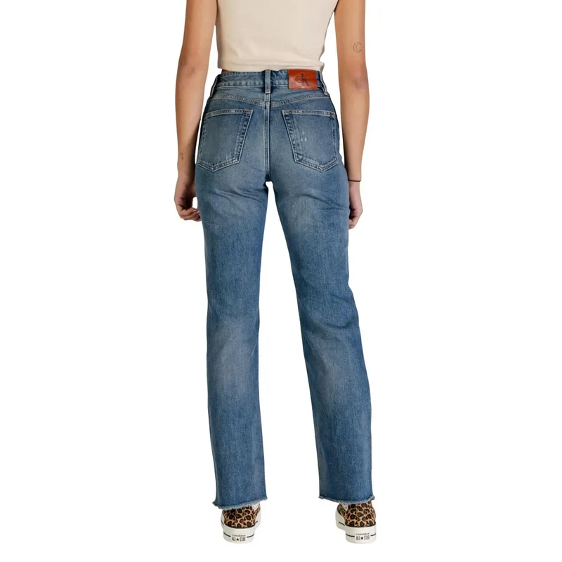 Jeans délavés bleu clair pour femmes Calvin Klein
