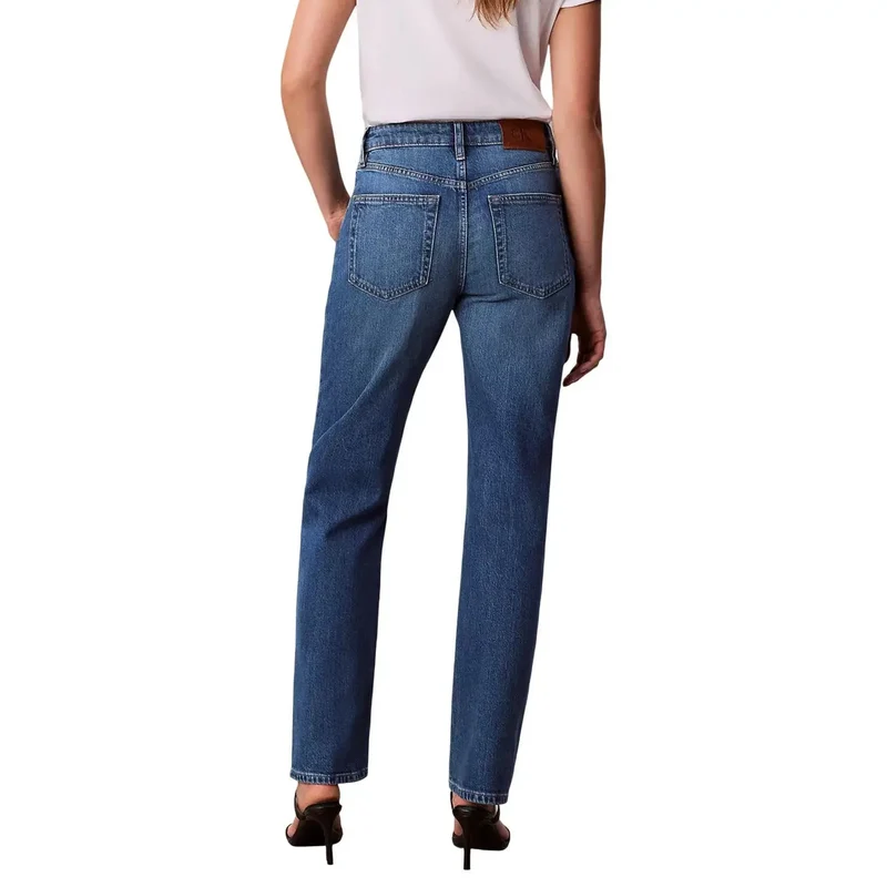Jean bleu en coton stretch pour femme Calvin Klein
