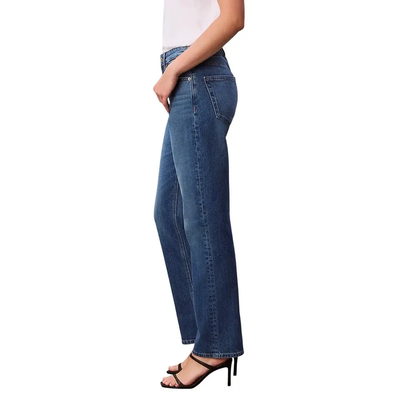 Jean bleu en coton stretch pour femme Calvin Klein