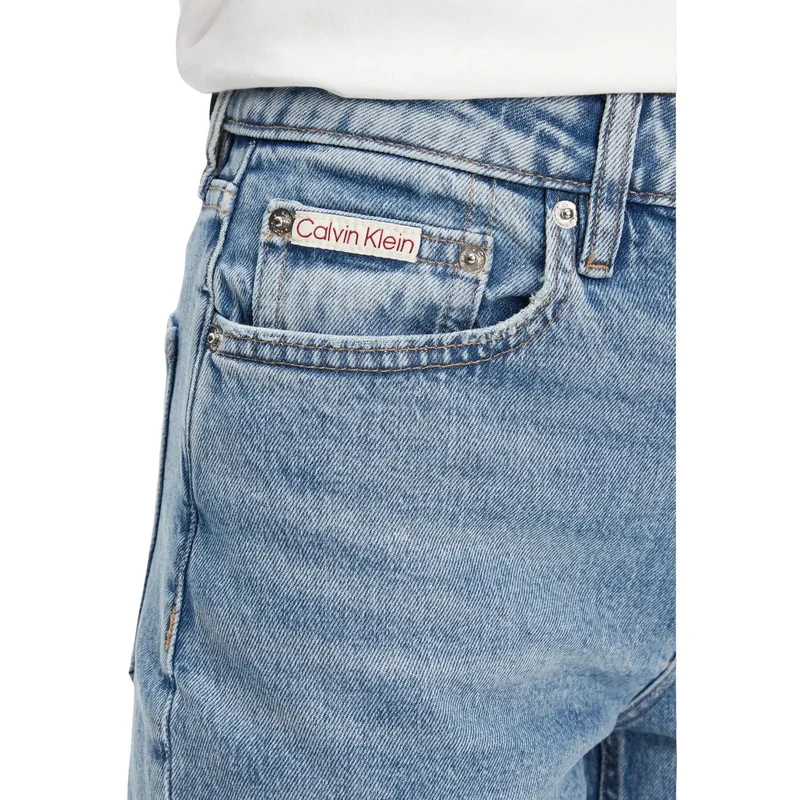 Jeans en coton bleu clair pour femmes Calvin Klein