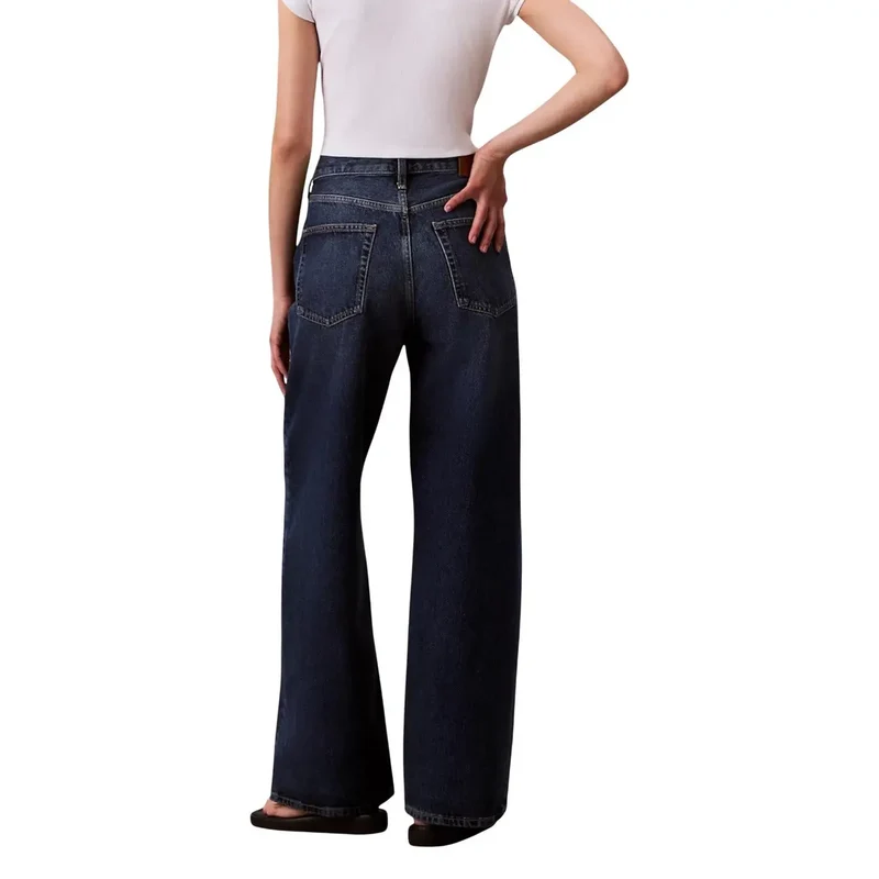Collection Jeans Bordeaux pour Femme Calvin Klein Automne Hiver