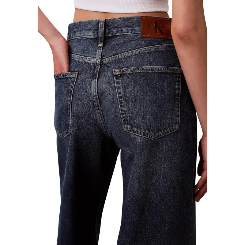 Collection Jeans Bordeaux pour Femme Calvin Klein Automne Hiver