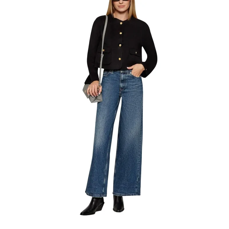 Jeans en coton bio bleu pour femmes Tommy Hilfiger