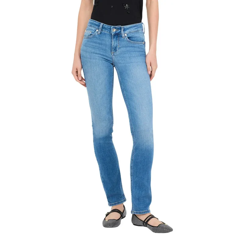 Jean femme Liu Jo en coton mélangé bleu