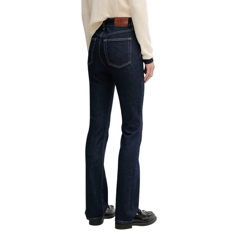 Jeans en coton bleu pour femmes Calvin Klein Automne Hiver