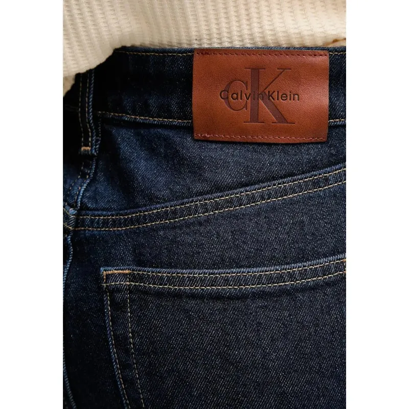 Jeans en coton bleu pour femmes Calvin Klein Automne Hiver
