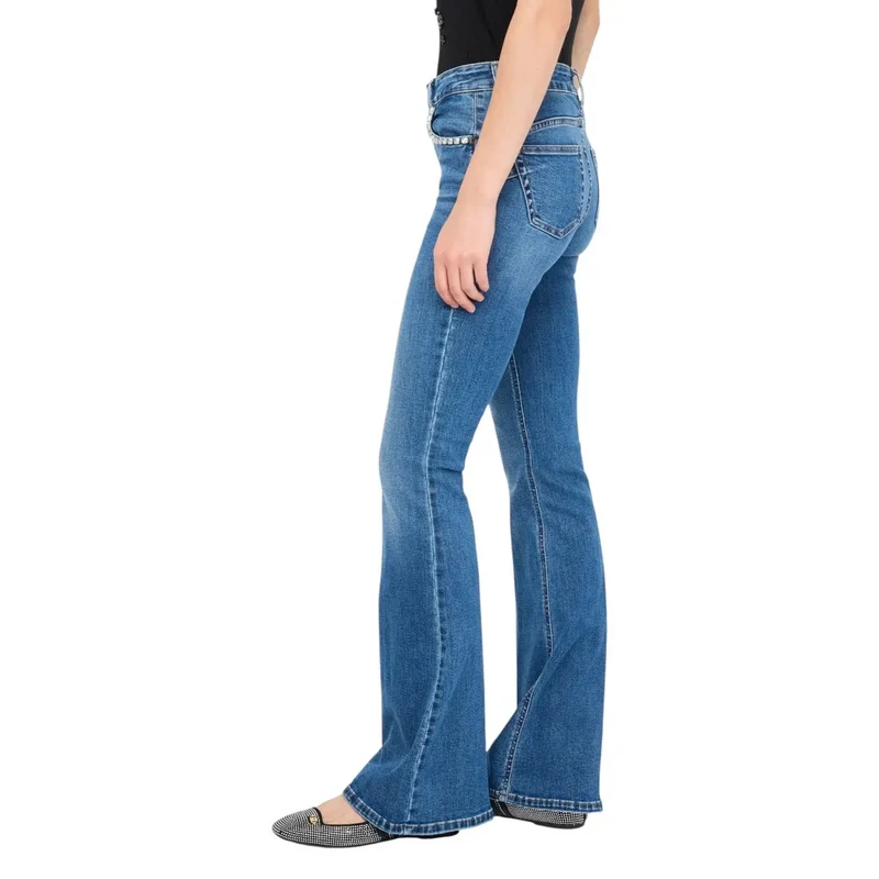 Jeans Femme en Coton Bleu de Liu Jo Collection Automne Hiver