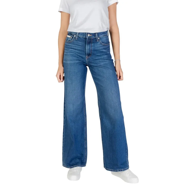 Jeans en coton bleu pour femmes Calvin Klein