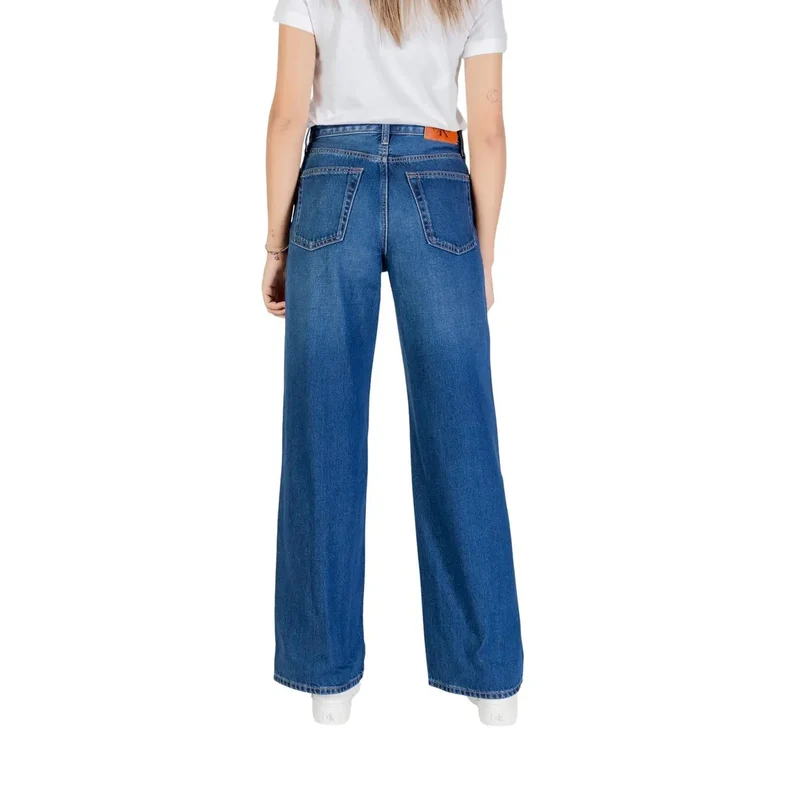 Jeans en coton bleu pour femmes Calvin Klein