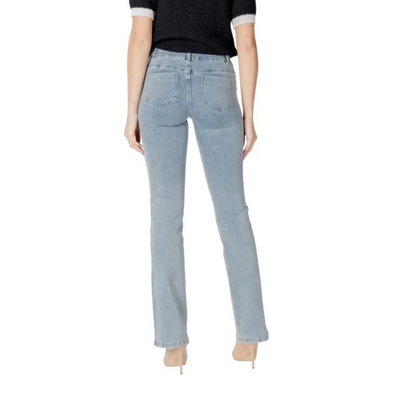 Jeans en Coton Bleu pour Femmes Morgan De Toi Printemps Été