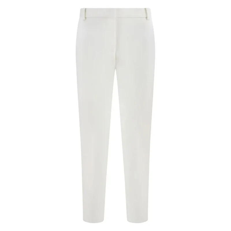 Pantalon en viscose blanche pour femmes par Pinko