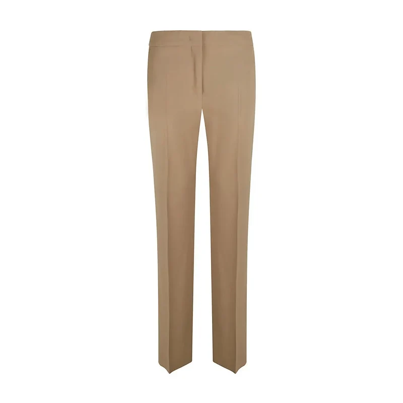 MaxMara Beige Wool Trousers for Women