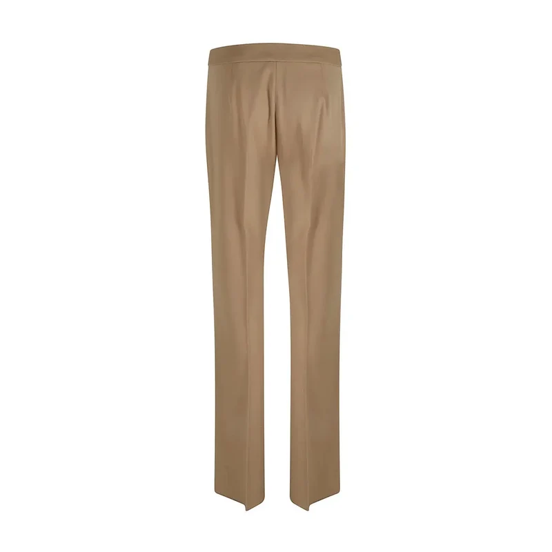 MaxMara Beige Wool Trousers for Women