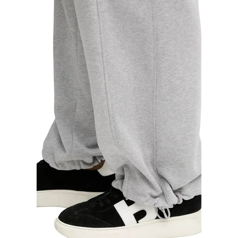 Calvin Klein Jeans Femme Pantalon en coton gris avec poches
