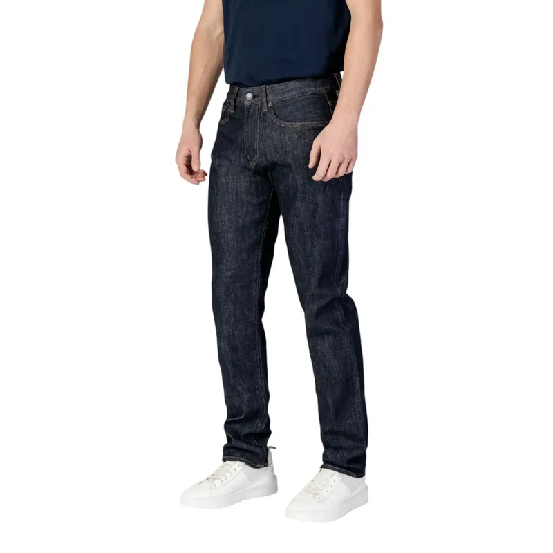 Armani Exchange Jean bleu en coton polyester pour hommes