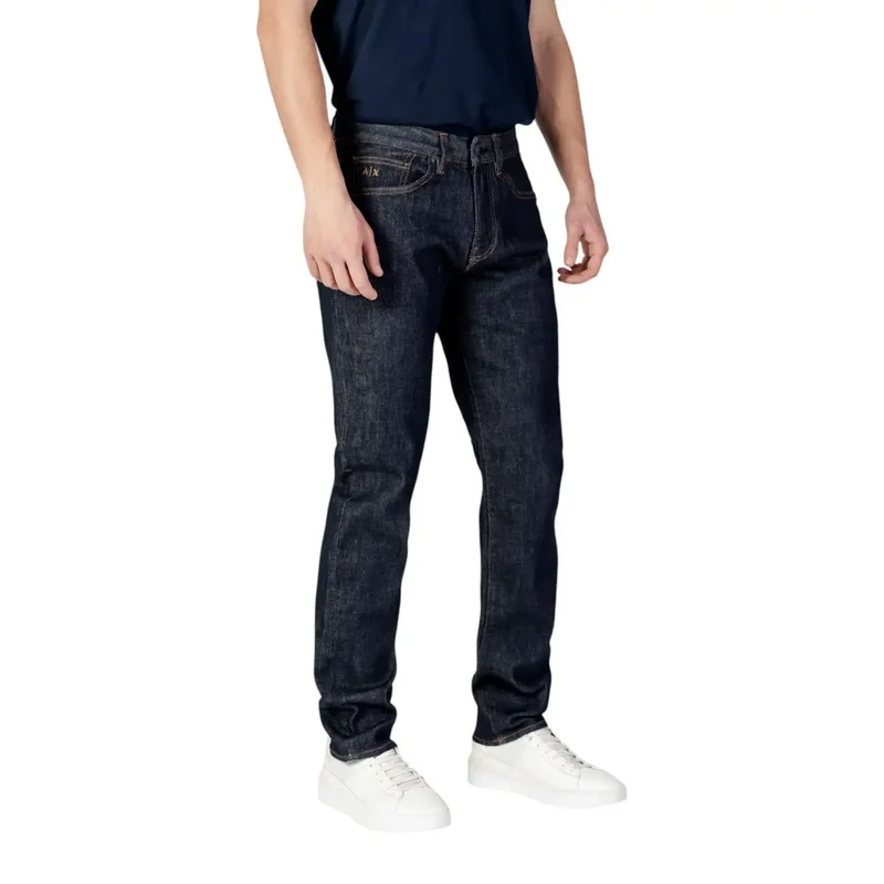 Armani Exchange Jean bleu en coton polyester pour hommes