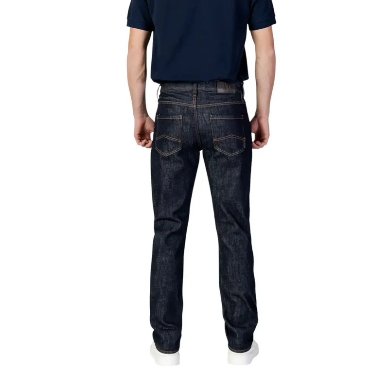 Armani Exchange Jean bleu en coton polyester pour hommes