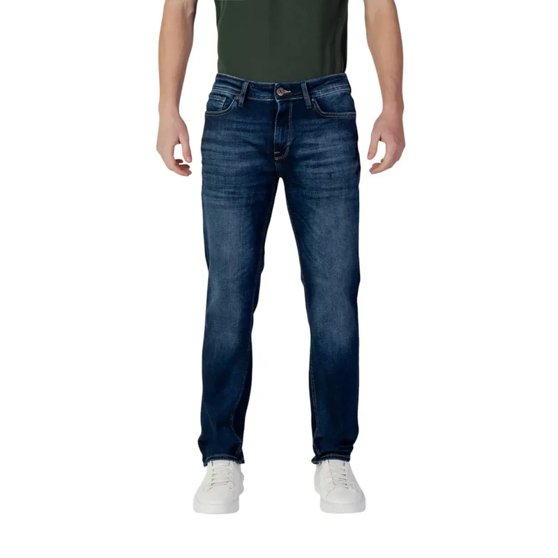 Jack & Jones Blue Organic Cotton Stretch Jeans