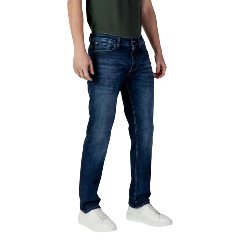 Jack & Jones Blue Organic Cotton Stretch Jeans