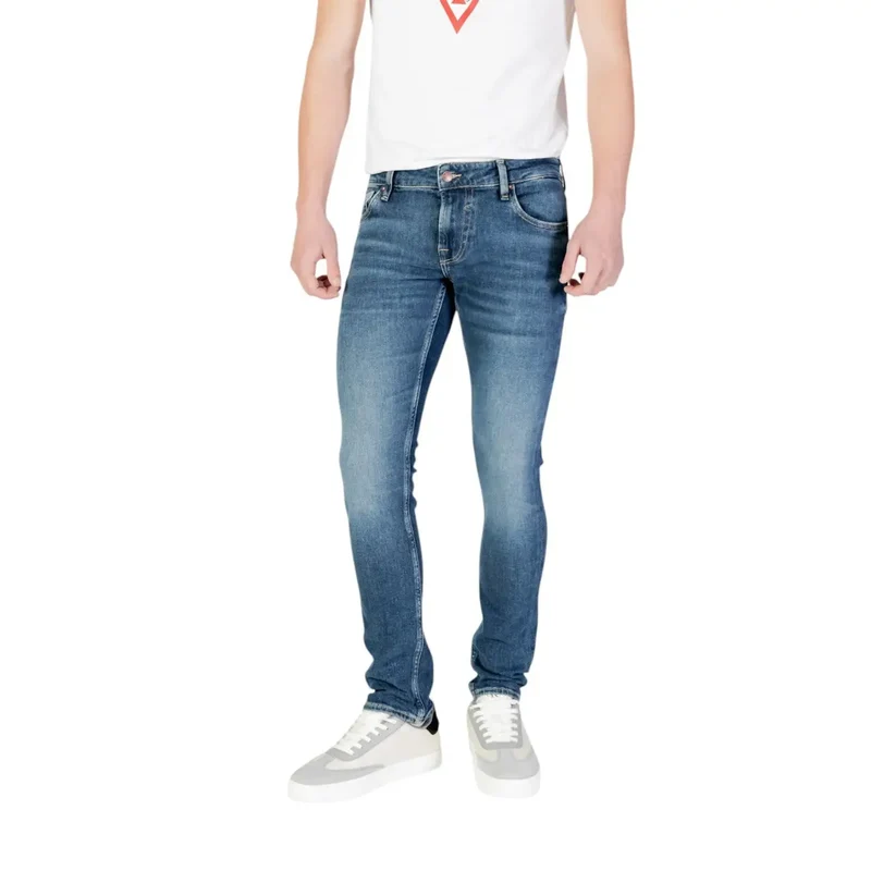 Guess Hommes Blue Worn Effect Jeans Spring Summer Collection
