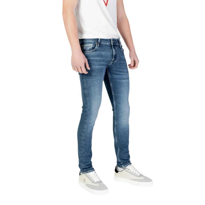 Guess Hommes Blue Worn Effect Jeans Spring Summer Collection