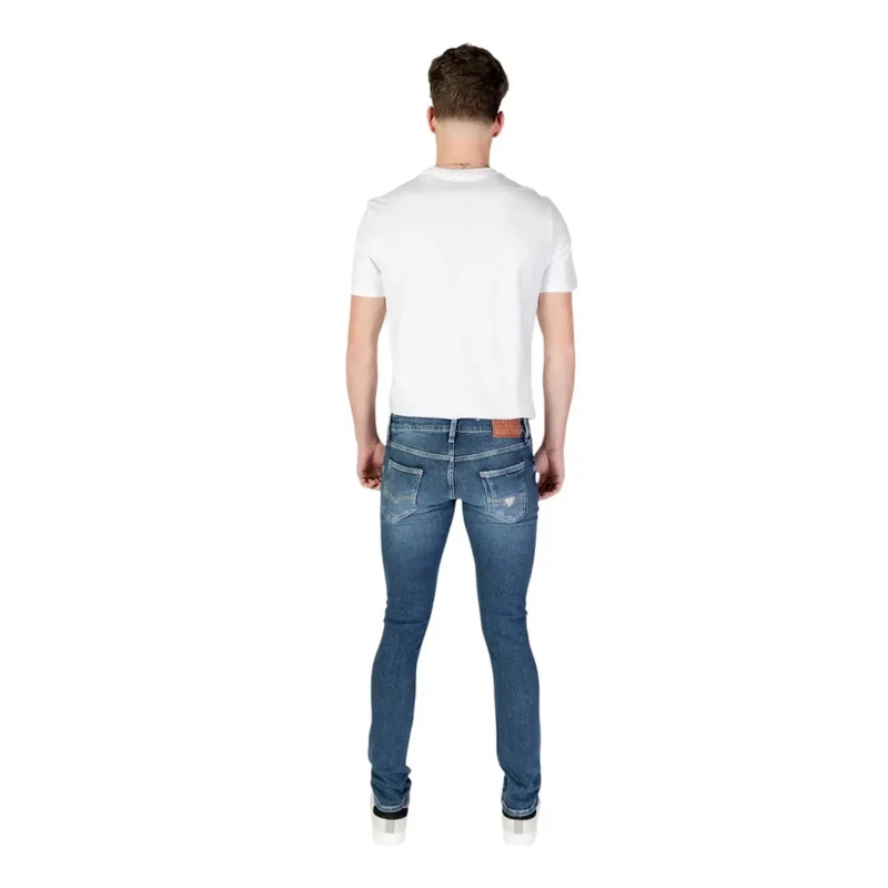 Guess Hommes Blue Worn Effect Jeans Spring Summer Collection