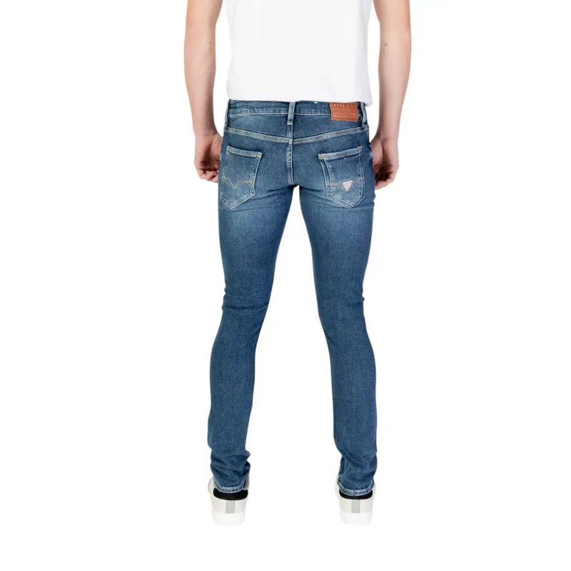 Guess Hommes Blue Worn Effect Jeans Spring Summer Collection