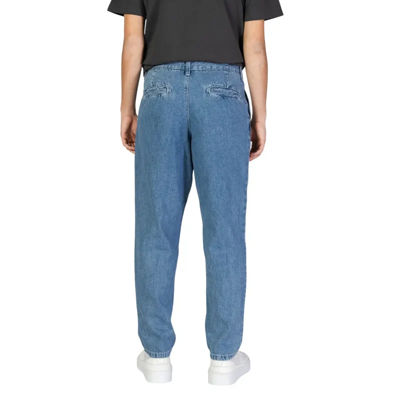Jack & Jones Blue Cotton Jeans pour Homme Automne Hiver