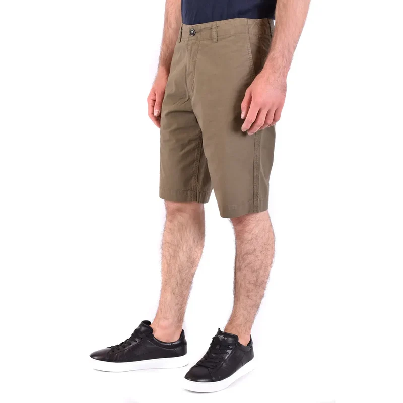 Woolrich Men Short en coton vert Collection printemps-été