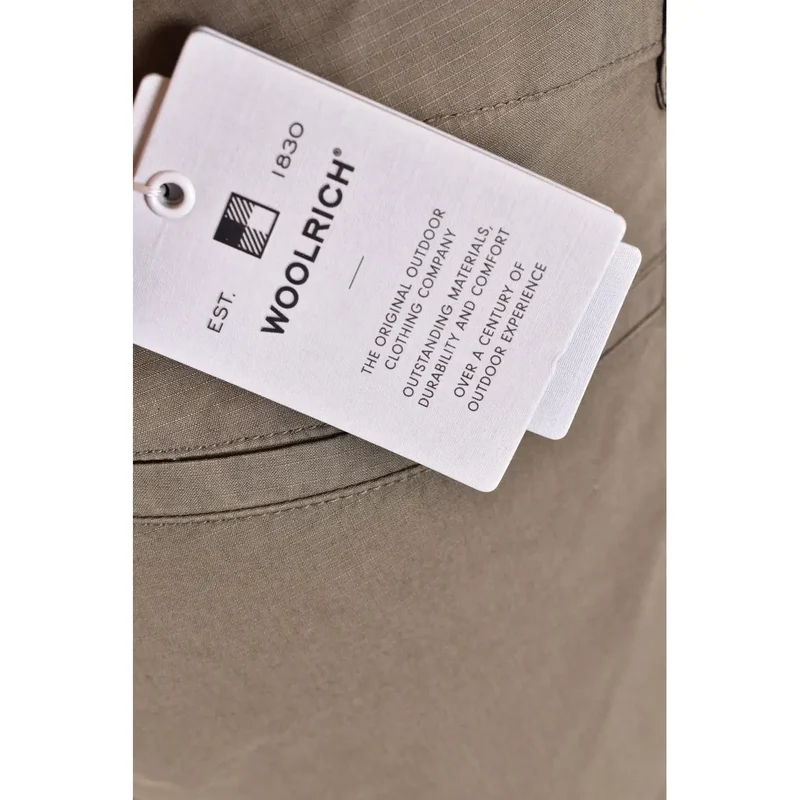 Woolrich Men Short en coton vert Collection printemps-été