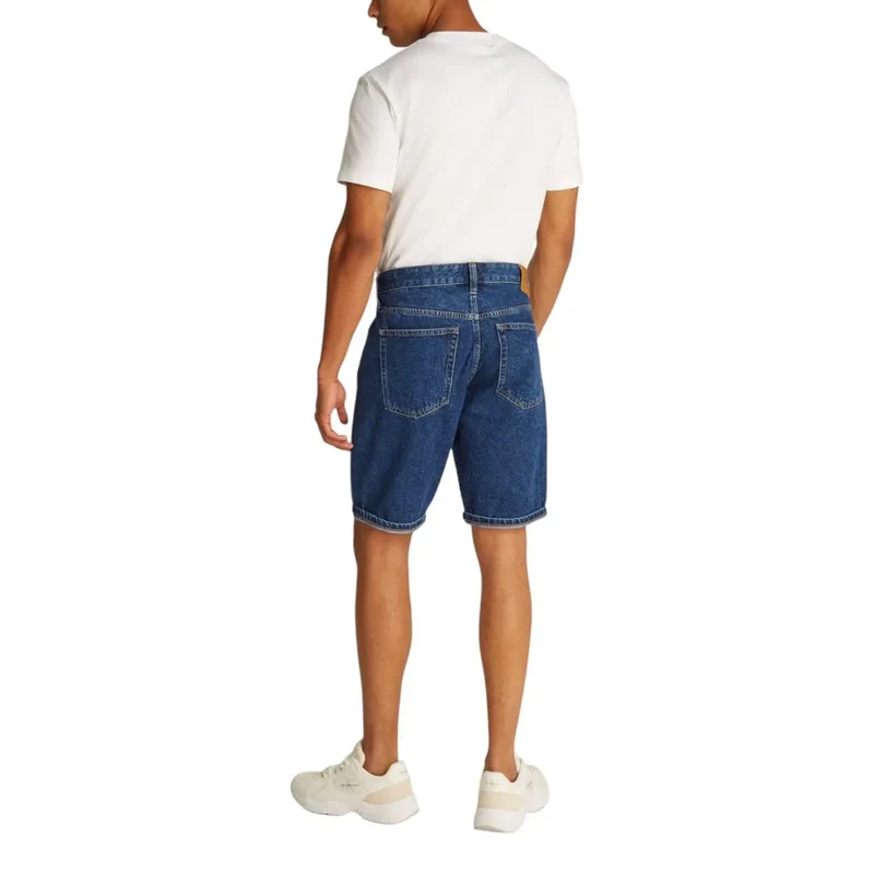 Short en coton bleu clair Calvin Klein Jeans pour hommes