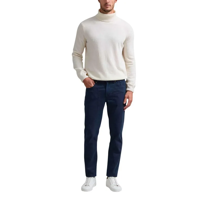 Jeckerson Hommes Automne Hiver Vert Pantalon Coton Elastane