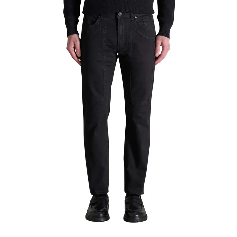 Jeckerson Hommes Automne Hiver Vert Pantalon Coton Elastane