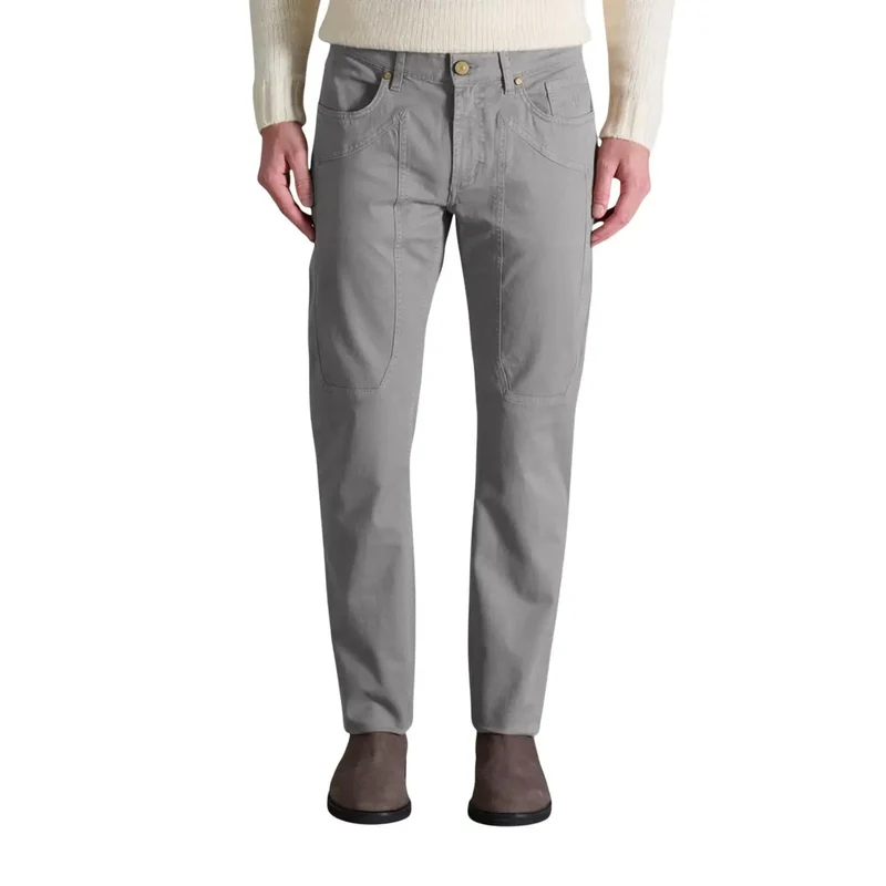 Jeckerson Hommes Automne Hiver Vert Pantalon Coton Elastane