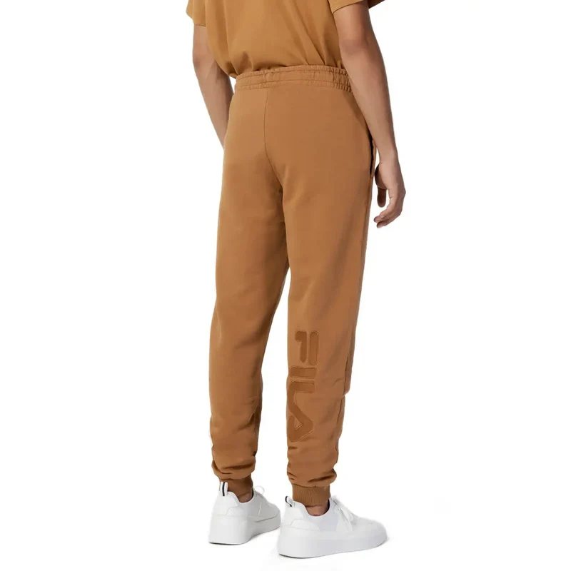 Fila Hommes Automne Hiver Pantalon en coton marron avec lacets