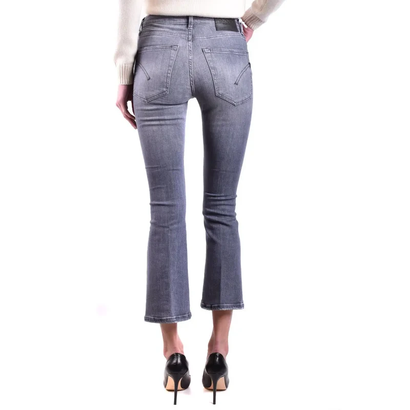 Dondup Women Grey Ripped Effect Jeans Spring Summer