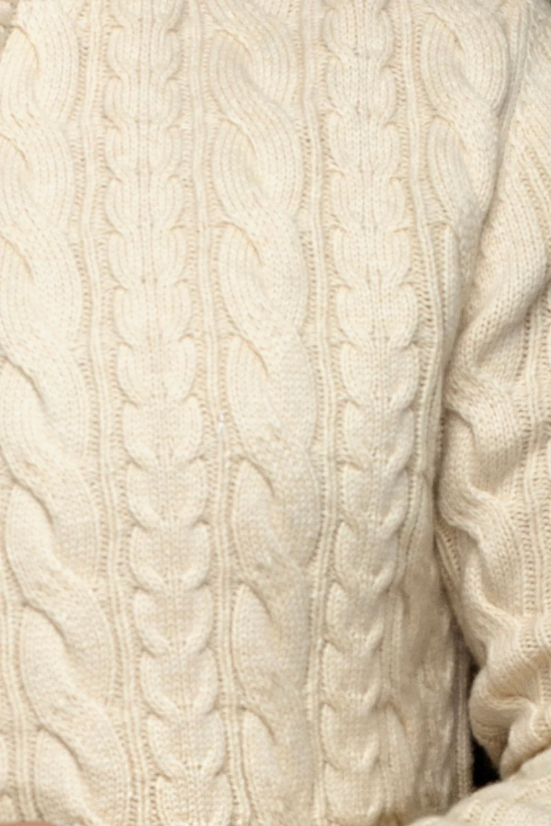 CHANDAIL EN LAINE | OSLO, Cream
