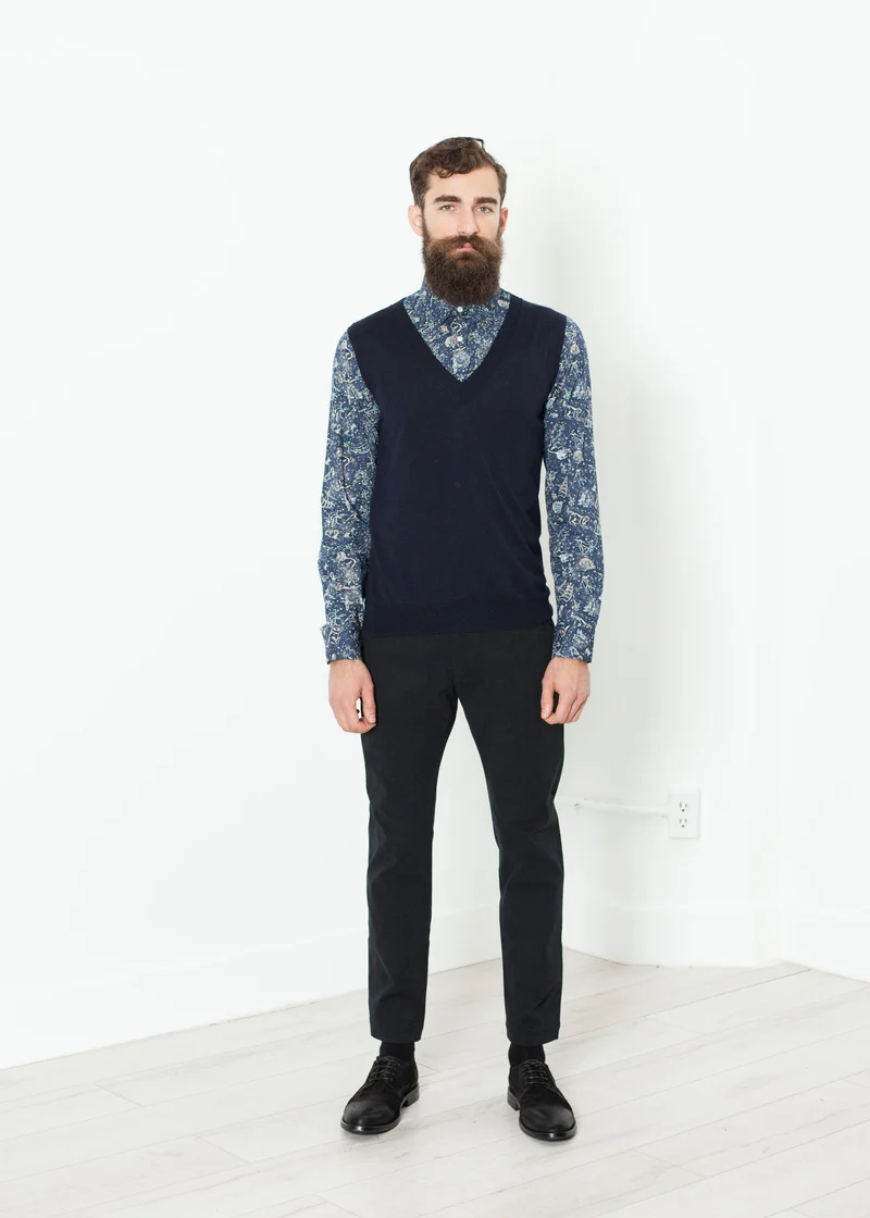 Camicia Slim Shirt in Celestial -UEB