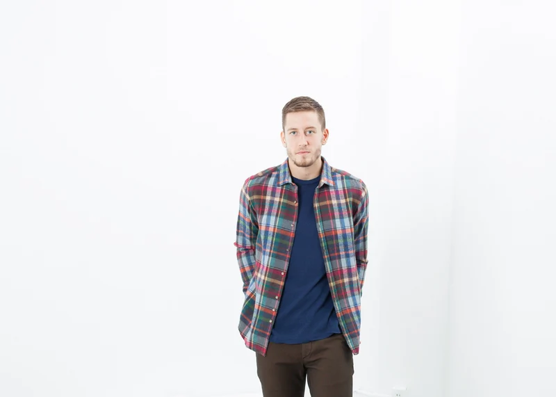 Riccardo Button-Up in Plaid Multi -UEB