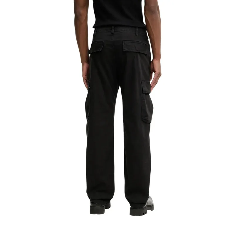 Jean en toile Tommy Hilfiger pour hommes Otis, noir, coton et lycra