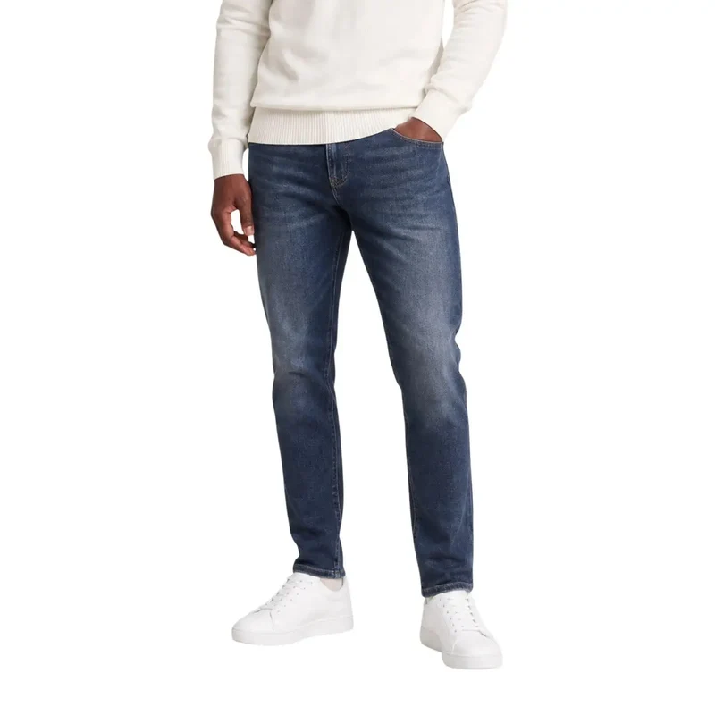 Tommy Hilfiger Jeans Slim Scanton Bleus en Coton pour Homme