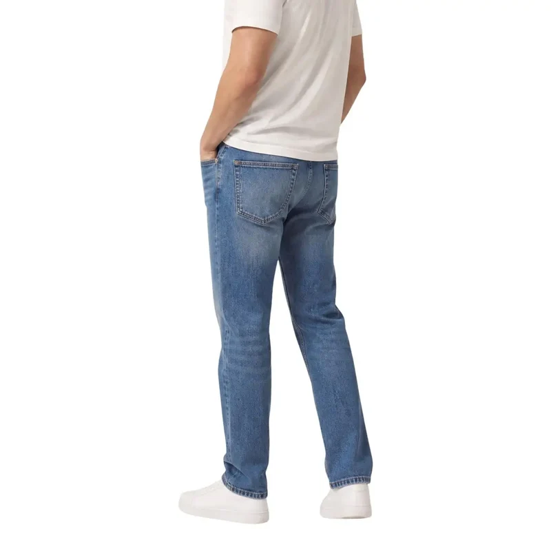 Jeans pour hommes Tommy Hilfiger, bleu, coton biologique, coupe slim