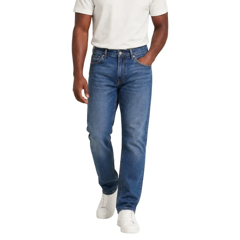 Pantalon pour homme Tommy Hilfiger, Ryan, coupe droite ajustée, bleu, taille 30