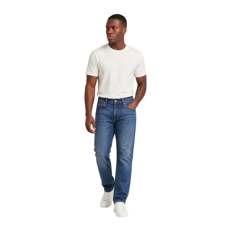 Pantalon pour homme Tommy Hilfiger, Ryan, coupe droite ajustée, bleu, taille 30