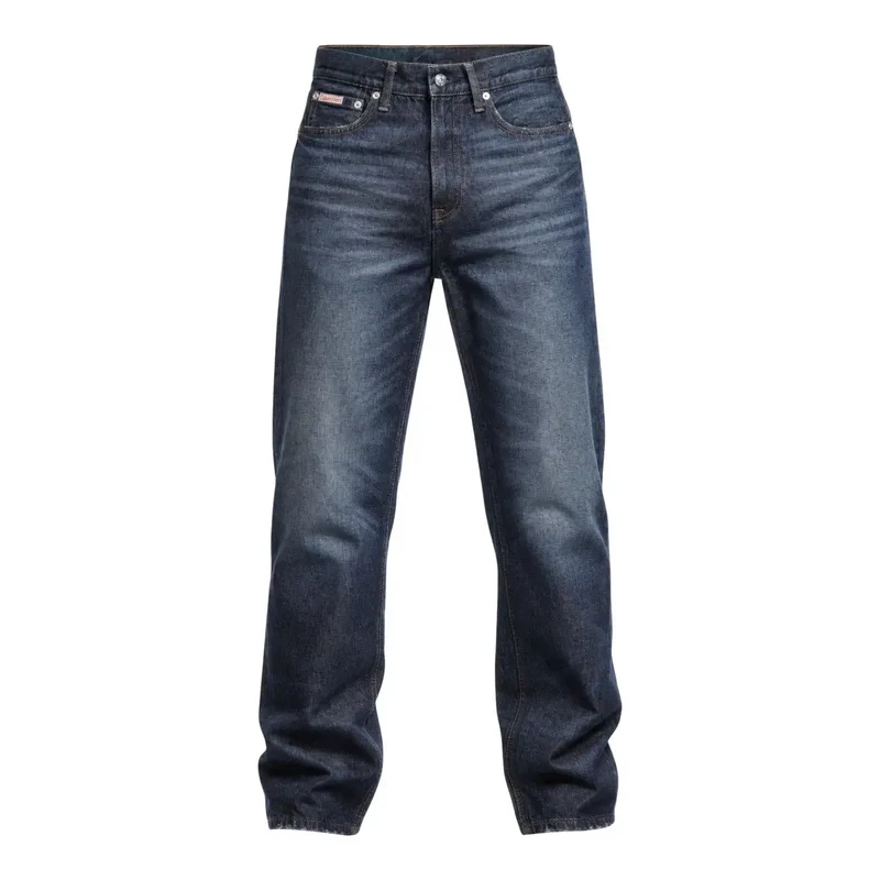 Jean Calvin Klein Jeans pour homme, jean en denim de coton bleu, automne et hiver