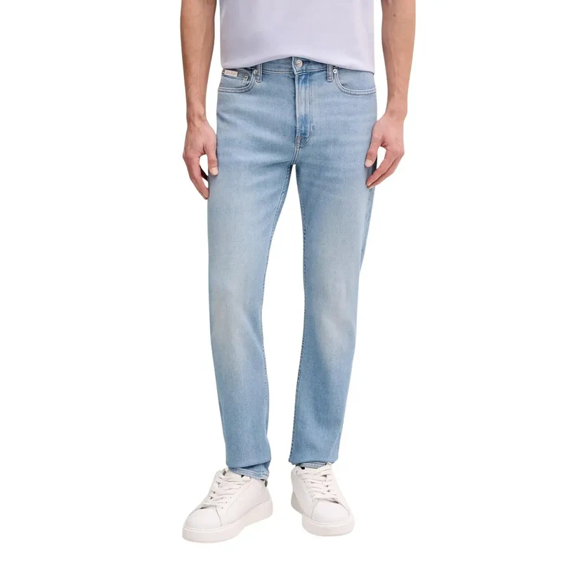 Jeans Calvin Klein Homme en coton denim bleu, coupe régulière