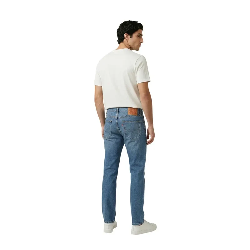 Jean pour hommes Levi's en denim bleu, coton stretch, coupe slim ajustée 04511